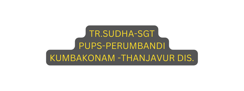 TR SUDHA SGT PUPS PERUMBANDI KUMBAKONAM THANJAVUR DIS